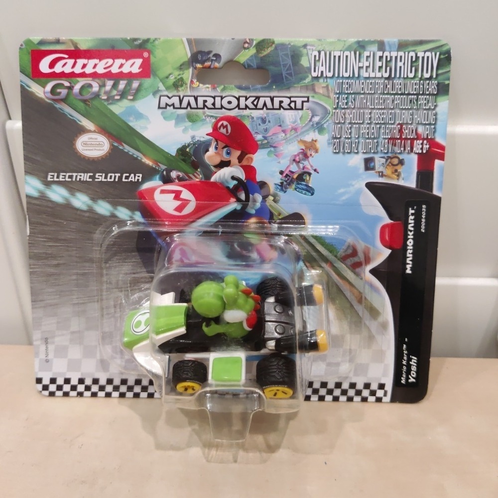 Carrera 64035 Mario Kart - Yoshi 1:43 Scale Analog Slot Car For Go Race Track